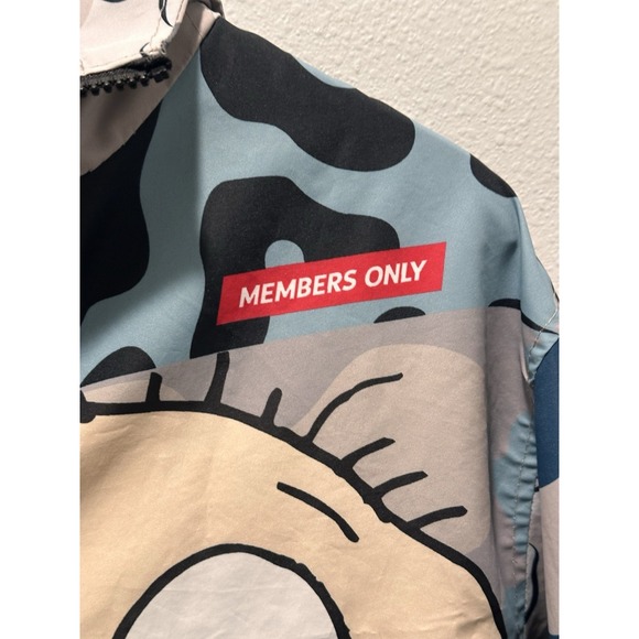Members Only X Nickelodeon Men's Rugrat  Windbreaker Sz Large‎ - Picture 3 of 10